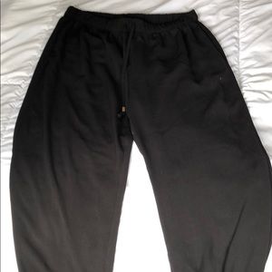 Black flowy pants